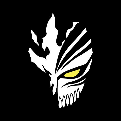 Ichigo Kurosaki hollow mask. Bleach anime 19764847 Vector Art at Vecteezy