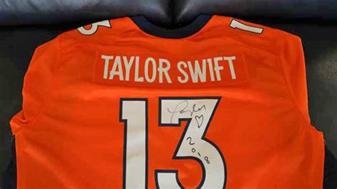 Taylor Swift Signed Broncos Jersey Hits Auction Block, Haters Gonna Hate