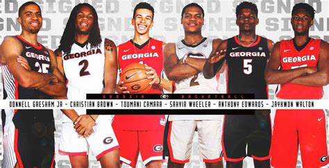 UGA Basketball 2019 Recruiting Class - Sports Illustrated Georgia Bulldogs News, Analysis and More