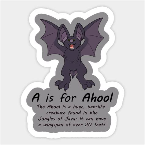 Ahool - Cryptid - Sticker | TeePublic