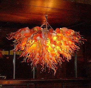 blown glass art chandeliers for commercial properties: The Park at 14th ...