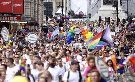 Pride parade returns in London on 50th anniversary – The Associated ...