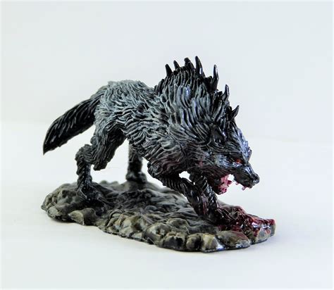 Dire Wolf Miniature | Dire wolf, Miniatures, Mini paintings