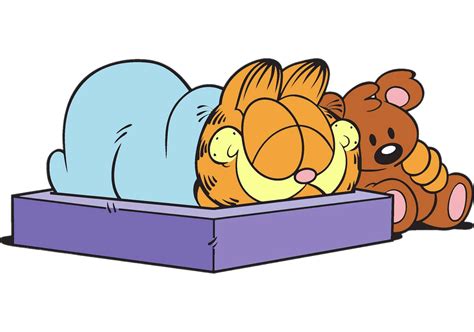 Garfield Sleeping Png