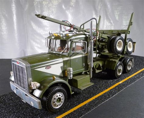 Peterbilt Logger. | Model truck kits, Chevy diesel trucks, Plastic model cars