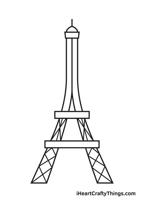 Discover more than 82 eiffel tower simple sketch latest - seven.edu.vn