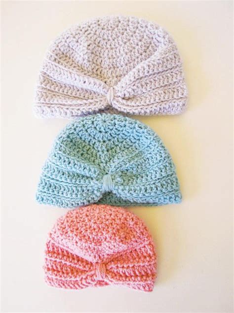 Baby Turban Hat Crochet pattern by Sarah Taylor | Crochet hat pattern, Baby turban hat, Crochet ...