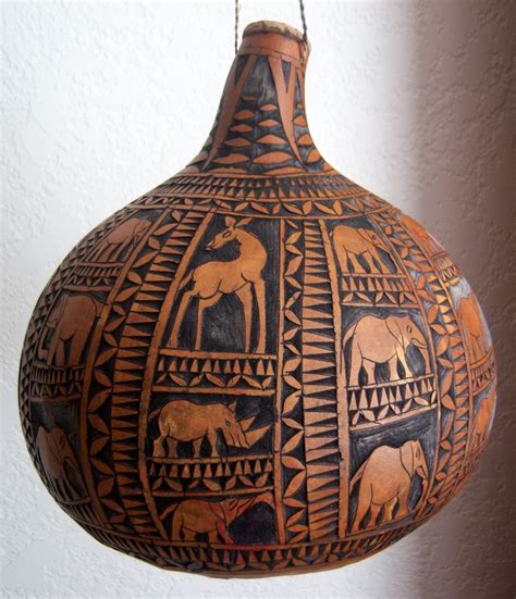 CARVED GOURD - Casa Mexicana Imports | Gourd art, Gourds crafts, Painted gourds