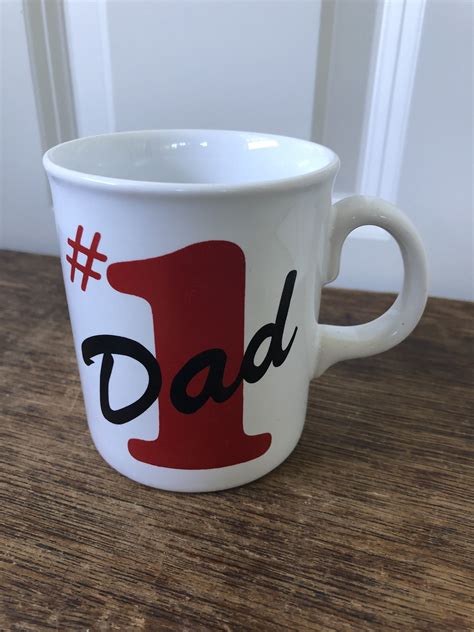 A 1 Dad mug Number one dad mug coffee cup Father's Day | Etsy | Dad mug ...