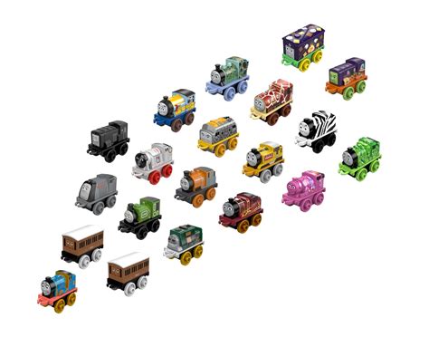 Thomas & Friends MINIS Toy Train 20 Pack for Kids Miniature Engines & Railway Vehicles for ...