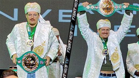 Oleksandr Usyk SNATCHES WBC Heavyweight Title Ahead Of Tyson Fury Fight! » Boxing Videos