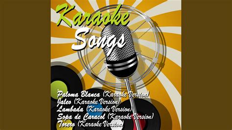 Paloma Blanca (Karaoke Version) - YouTube