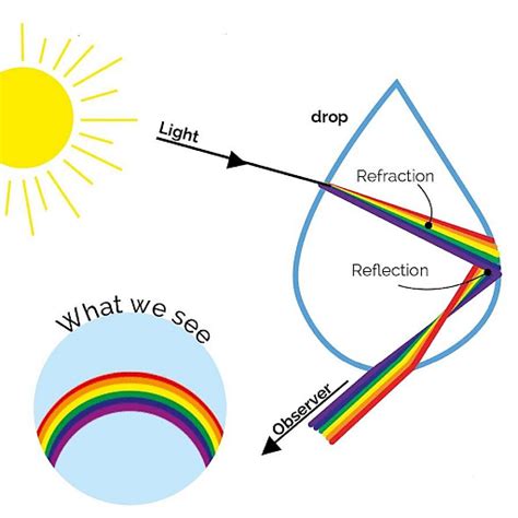 Rainbow: Spectrum of Light, Formation and Experiments