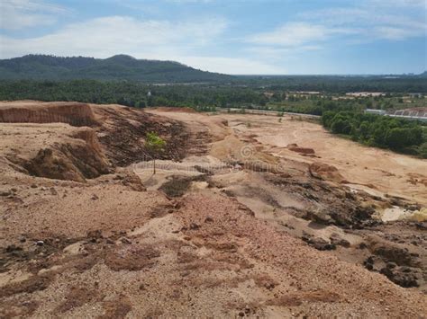 Barren Land Due To Erosion after Deforestation Stock Image - Image of mountain, desert: 257538397