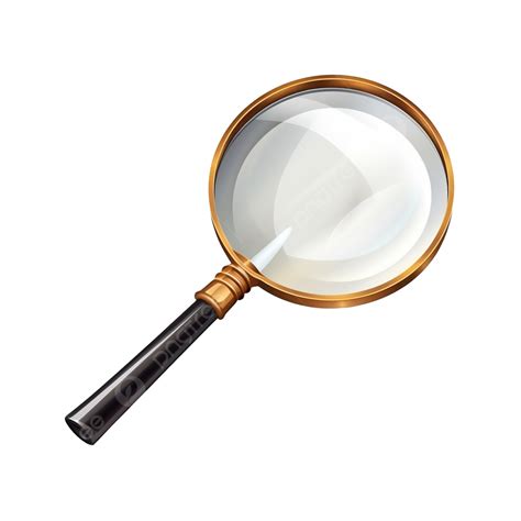 Realistic Magnifying Glass Clip Art, Magnifying, Glass, Instrument PNG Transparent Image and ...