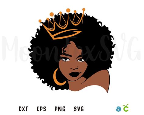 Art & Collectibles Digital Drawing & Illustration Girl Svg Black Woman ...