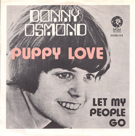 Noiski records Donny Osmond (Puppy Love )