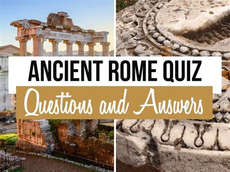 50+ Ancient Rome Quiz Questions and Answers - Quiz Trivia Games