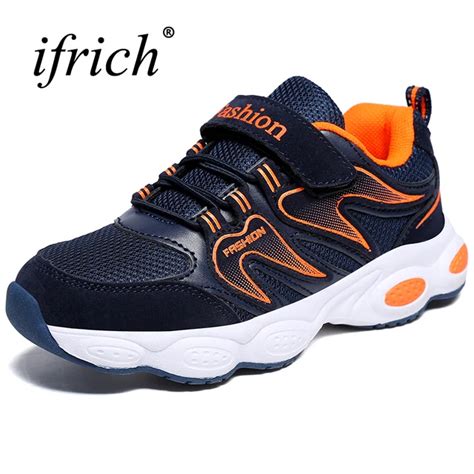 New Kid Shoes Children Boys Sneakers Cool Leather Walking Shoes Lightweight Sport Shoes Kids ...