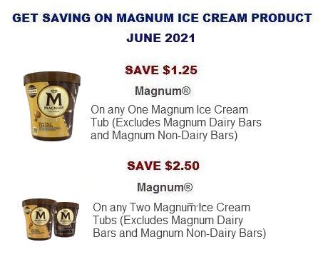 Magnum Ice Cream Coupons | Coupon Network