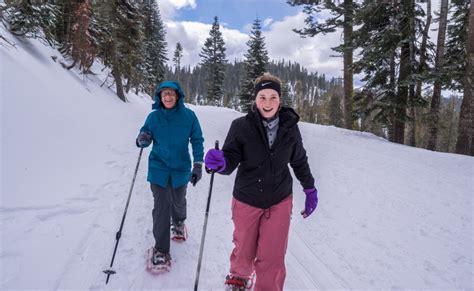 Snowshoeing around Yosemite