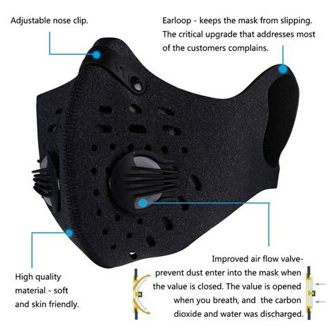 Buy Anti smog sports air pollution mask N95 N99 washable Universal ...