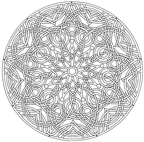 Mandala royal - Mandalas Adult Coloring Pages