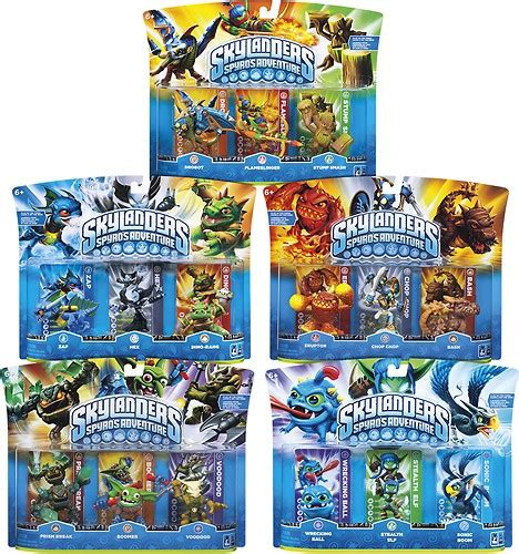 Best Buy: Activision Skylanders: Spyro's Adventure 3-Character Packs 84196