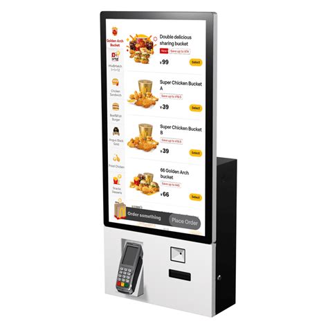 32 Inch Self Ordering Kiosk for Restaurants - Huaview-LCD Display ...