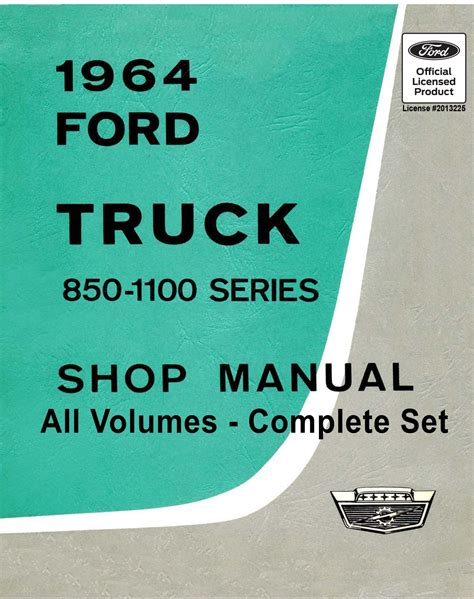 1964 Ford Truck Shop Manual 850-1100 - Fordmanuals.com