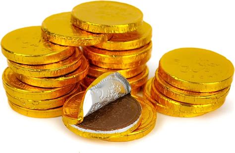 1-260 Large Milk Chocolate GOLD MONEY COINS Kids Easter Eid Party ...