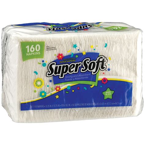 Super Soft White Paper Napkins - Shop Napkins & Table Cloths at H-E-B