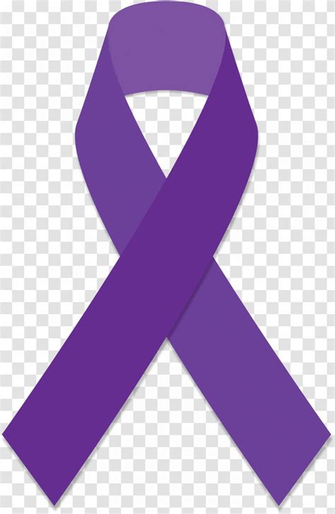 Purple Ribbon Awareness Cancer Clip Art - Epilepsy - Logo File Transparent PNG