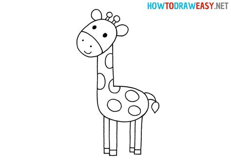 How to Draw a Giraffe for Kids