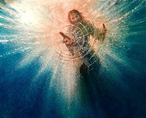 Jesus Reaching Into The Water - Cool Product Reviews, Special offers ...