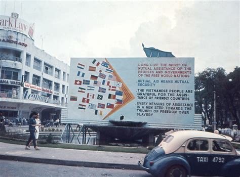 The Flags in Saigon. | Photo supplied by Ivan Bunn [1966] pr… | Flickr