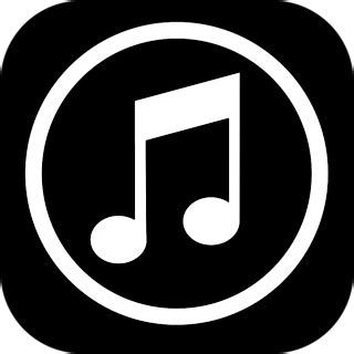 iTunes Logo Black and White – Brands Logos