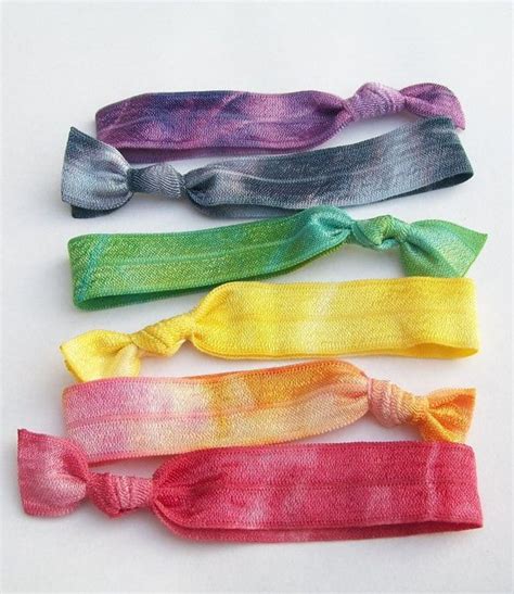 Tie Dye Hair Ties at Etsy LuckyGirlHairTies Pretty Tie Dye, Tie Dye ...