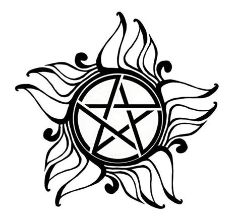 New Supernatural Anti-Possession Pentagram Decal 100% Weather Proof 6 YR Life | Protection ...