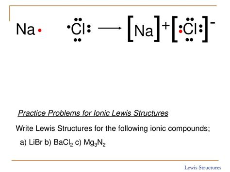 Lewis Structure Of Ionic Compounds