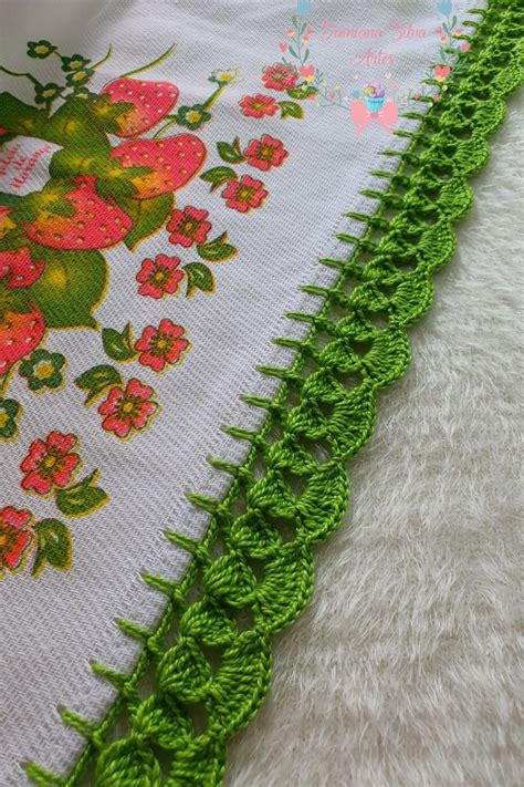Crochet Border Patterns, Crochet Lace Pattern, Crochet Flower Tutorial ...