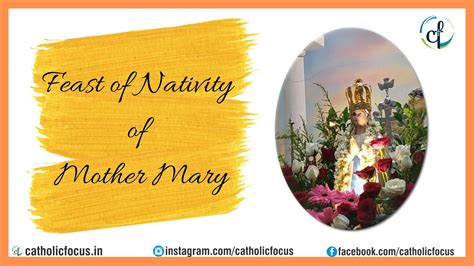 Feast of Nativity of Mother Mary - Catholic Focus