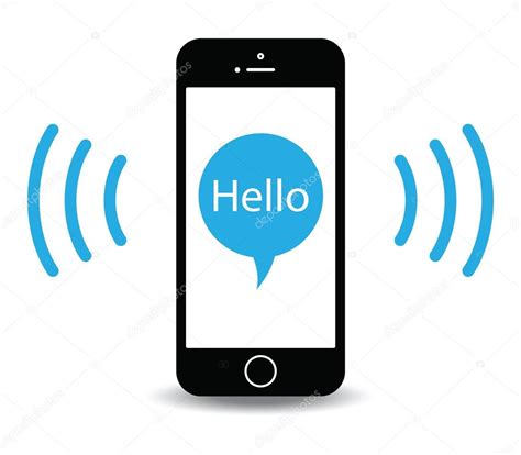 Mobile phone ringing — Stock Vector © jameschipper #50326419