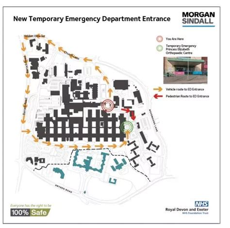 Wonford Hospital Ward Map