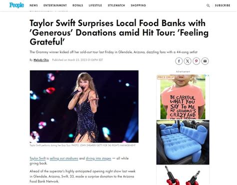 Taylor Swift Donation News :: Behance