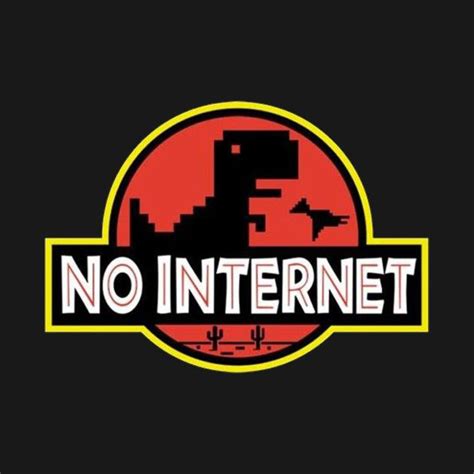 dinosaur no internet connection by vizrad | Funny logo, Graphic tshirt ...