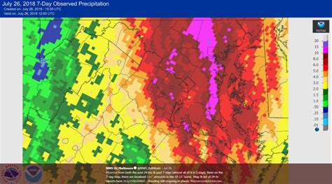 Historic July Rains in Central Maryland – Maryland Climate and Weather