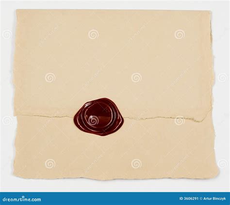 Sealed Envelope Stock Image - Image: 3606291