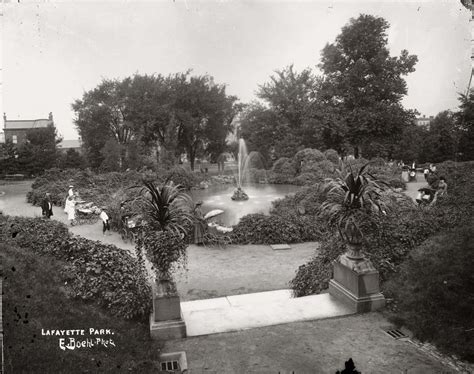 Lafayette Park, 1872 | Lafayette Park. View of fountain with… | Flickr