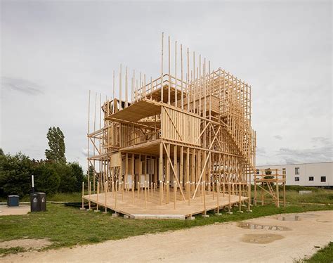 ALICE collaboratively builds balloon-frame timber 'house' in lausanne | Architecture, Pavilion ...